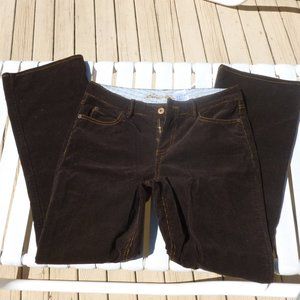 Eddie Bauer Corduroy Brown Pants Jeans 30x30 sz:6